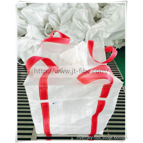 One ton square bulk storage bag